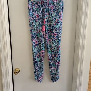 Lilly Pulitzer drawstring jogger pants